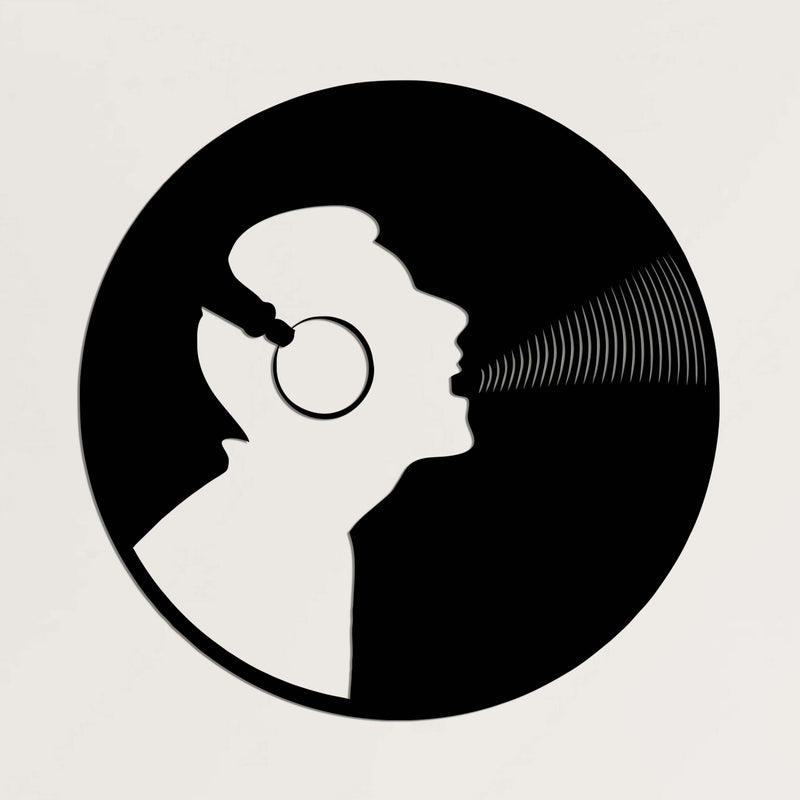 Record Metal Wall Art