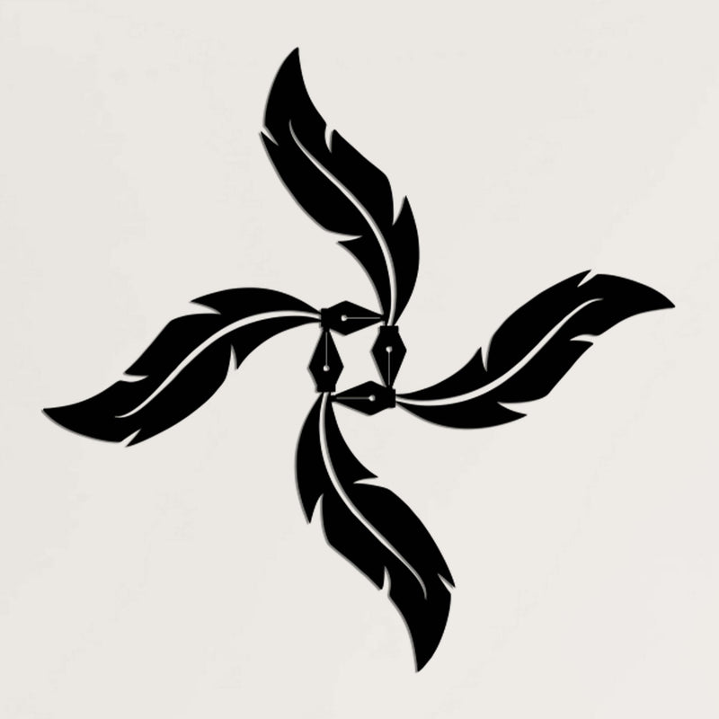 Quill  Metal Wall Art