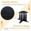 Round Dining Table With Cross Base, Modern Home Furniture