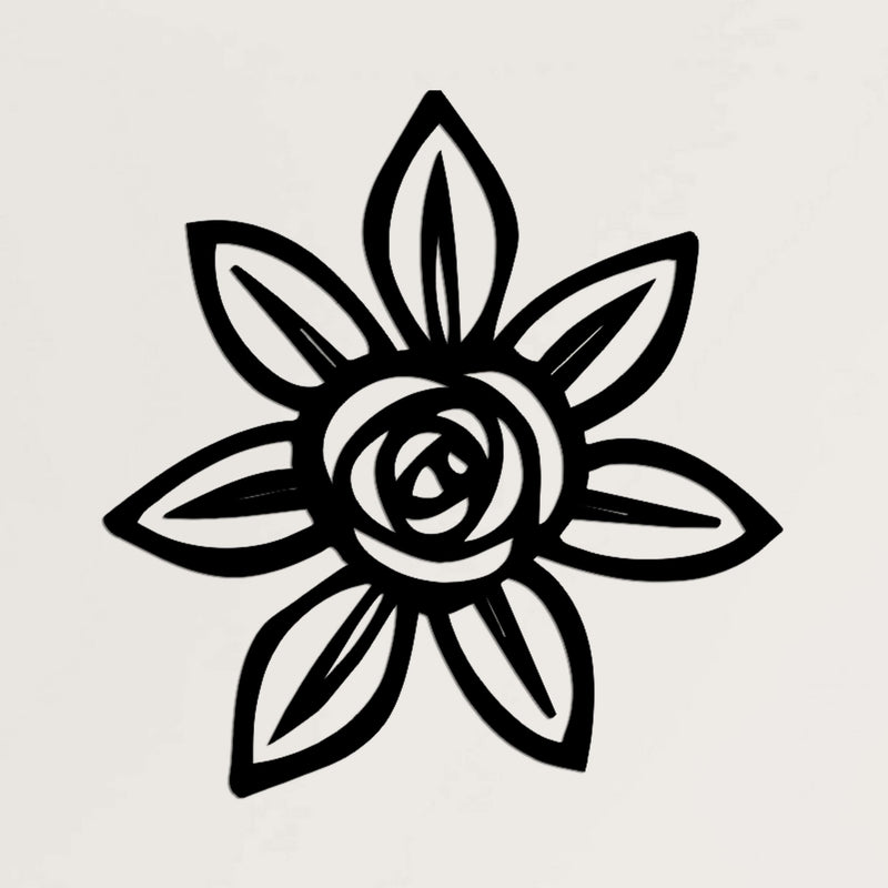 Flower Metal Wall Art