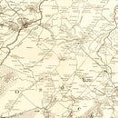 Vintage Map of Orange County, New York 1851