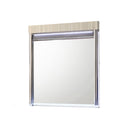 Leonor - Mirror With LED Light Frame - Gray by HouseOfZazla