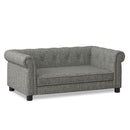 Modern Elegant Rectangle Pet Bed, Durable Elevated Dog Sofa by HouseOfZazla