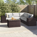 Modern Patio Rattan Sectional Set With Cushions by Unique Piece Furniture
