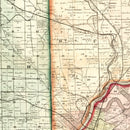 Vintage Map of Butler County, Ohio 1855