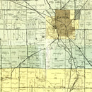 Vintage Map of Preble County, Ohio 1897