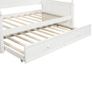 Twin Size Daybed & Twin Size Trundle - White by HouseOfZazla