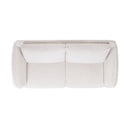 Sharon - Puffy Arm Sofa - Alpaca Off-White by HouseOfZazla
