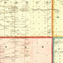 Vintage Map of Ashtabula County, Ohio 1856