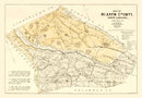 Vintage Map of Bladen County, North Carolina 1885