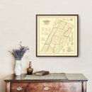 Vintage Map of Fulton County, Pennsylvania 1873