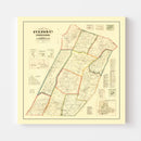 Vintage Map of Fulton County, Pennsylvania 1873