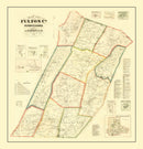 Vintage Map of Fulton County, Pennsylvania 1873