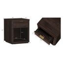 Evelyn - Nightstand With 1 Drawer And Open Shelf by HouseOfZazla