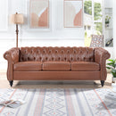 Rolled Arm Chesterfield 3 Seater Sofa by HouseOfZazla