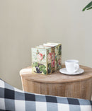 Book Boxes With Birds, Flowers, And Handwriting Design (Set of 4) - Multi by HouseOfZazla