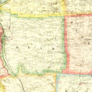 Vintage Map of Crawford County, Pennsylvania 1865