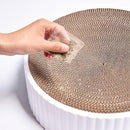 18-Inch Extra Large Cat Scratching Board - Replaceable Paper Core, Round Nest Design for Cozy Cat Naps