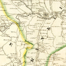 Vintage Map of Greene County, Pennsylvania 1865
