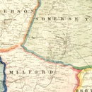 Vintage Map of Somerset County, Pennsylvania 1860
