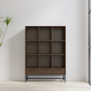 Banting - 9 Cube Bookcase With Drawers - Walnut Brown