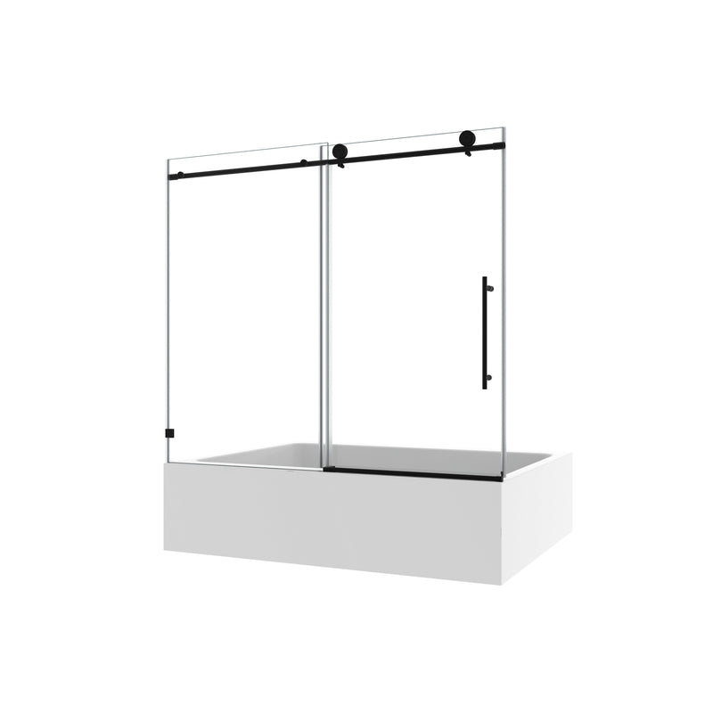 6063 Matte Tempered Glass Shower Door, photo 2 of 7