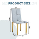 Modern Dining Chairs With Metal Legs by Unique Piece Furniture