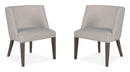 Kavanaugh - Upholstered Host Side Chair (Set of 2) - Gray