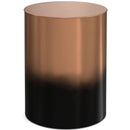 Curtis - Ombre Metal Cylinder Accent Table by Unique Piece Furniture