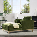 Knox - Modern Farmhouse Chaise Lounge Chair by HouseOfZazla