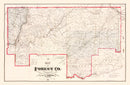 Vintage Map of Forest County, Pennsylvania 1881