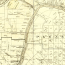 Vintage Map of Warren County, Pennsylvania 1900