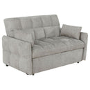 Alvara - Tufted Cushion Pull Out Sleeper Sofa Bed by HouseOfZazla
