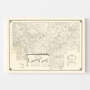 Vintage Map of Forest County, Pennsylvania 1895