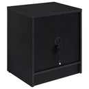 Geary - 2 Drawer Nightstand With LED Lights And USB Charging Ports by HouseOfZazla