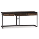 Erina - Large Desk - Rustic Natural Aged Brown by HouseOfZazla