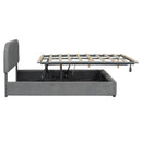 Upholstered Platform Bed With Hydraulic Storage System by HouseOfZazla