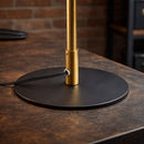 Dimond - LED Table Lamp With On / Off Switch Round Base - Black / Gold by HouseOfZazla