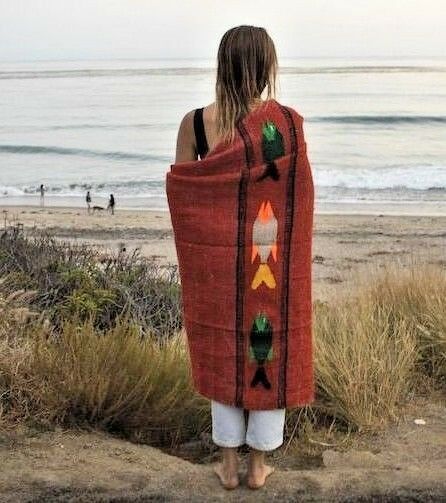 Red Earth Baja Fish Yoga Blanket, photo 3 of 5