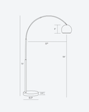 Olivia Floor Lamp by Brightech