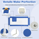 57 Inch Toddlers Vertical Lifting Baby Bed Rail Guard with Lock by LJGDeals