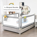 57 Inch Toddlers Vertical Lifting Baby Bed Rail Guard with Lock by LJGDeals