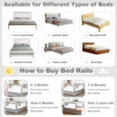 57 Inch Toddlers Vertical Lifting Baby Bed Rail Guard with Lock by LJGDeals
