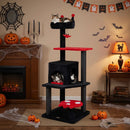 57" Gothic Cat Tower with Padded Perch and Spider Toy by LJGDeals