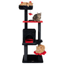 57" Gothic Cat Tower with Padded Perch and Spider Toy by LJGDeals