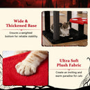 57" Gothic Cat Tower with Padded Perch and Spider Toy
