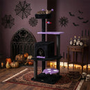 57" Gothic Cat Tower with Padded Perch and Spider Toy by LJGDeals