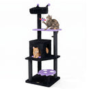 57" Gothic Cat Tower with Padded Perch and Spider Toy by LJGDeals