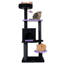 57" Gothic Cat Tower with Padded Perch and Spider Toy by LJGDeals