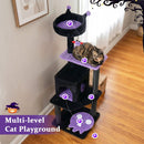57" Gothic Cat Tower with Padded Perch and Spider Toy by DirectDeals
